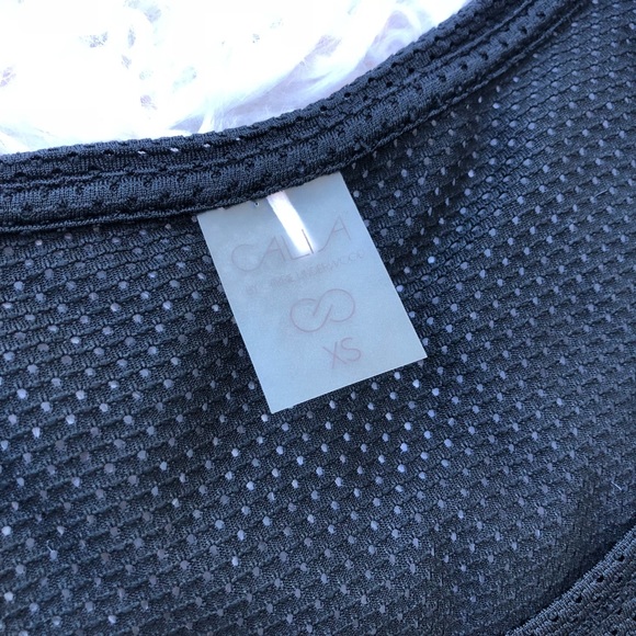 Calia by Carrie Underwood black mesh tank top - Picture 3 of 4
